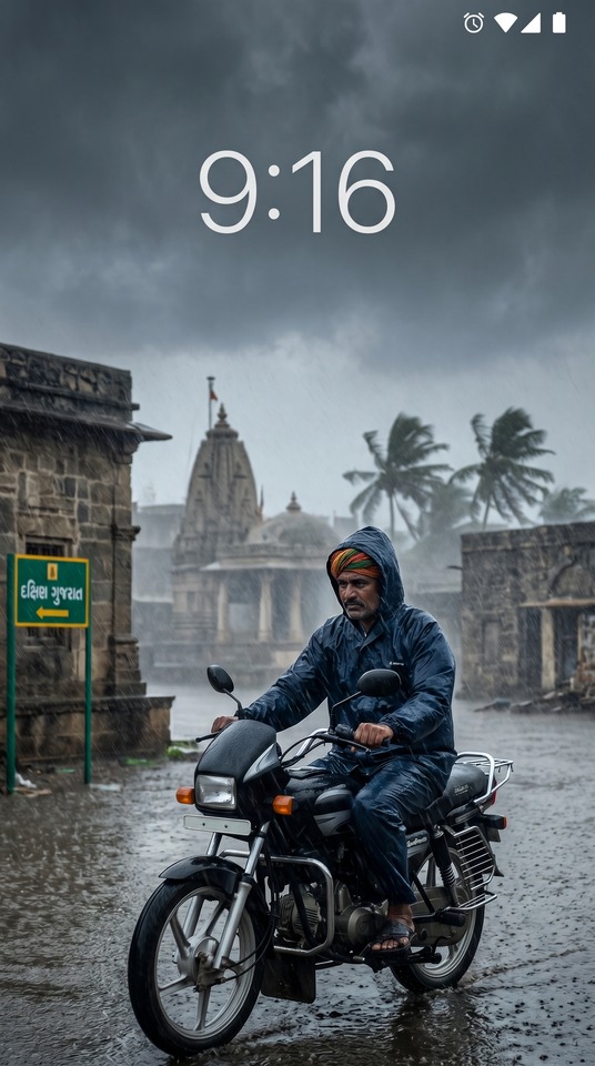 હવ મ ન (Havamana) Gujarat Rain - 4K Wallpaper