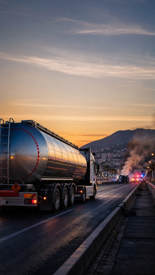 Camión Cisterna Tanker Truck - 4K Wallpapers