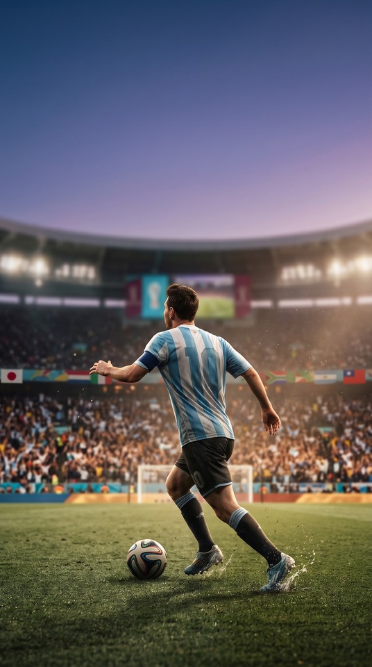 FIFA World Cup 2026: Messi Argentina 4K Background