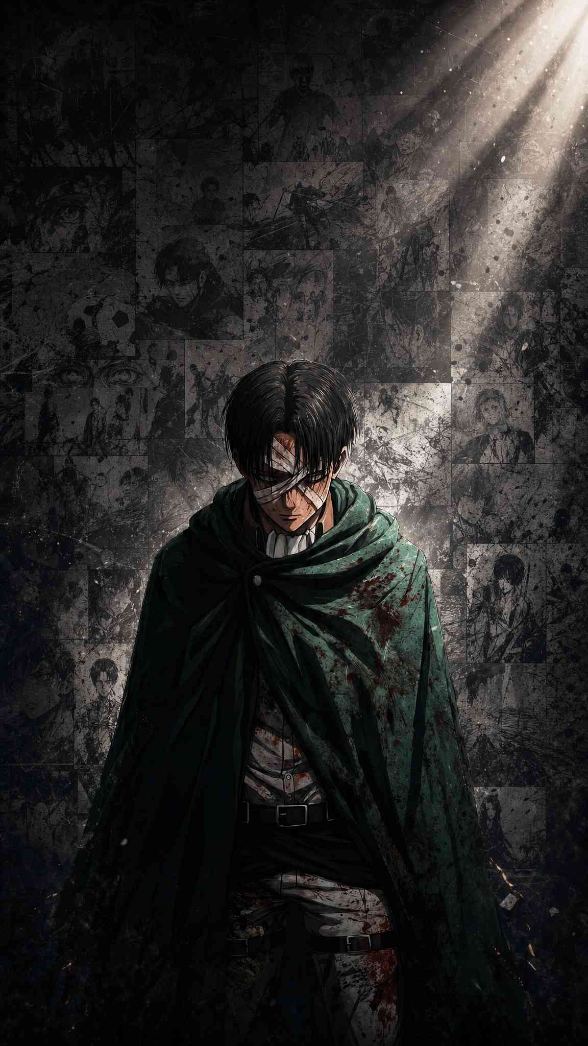 Levi Ackerman Combat - Fond d'écran 4K Mobile