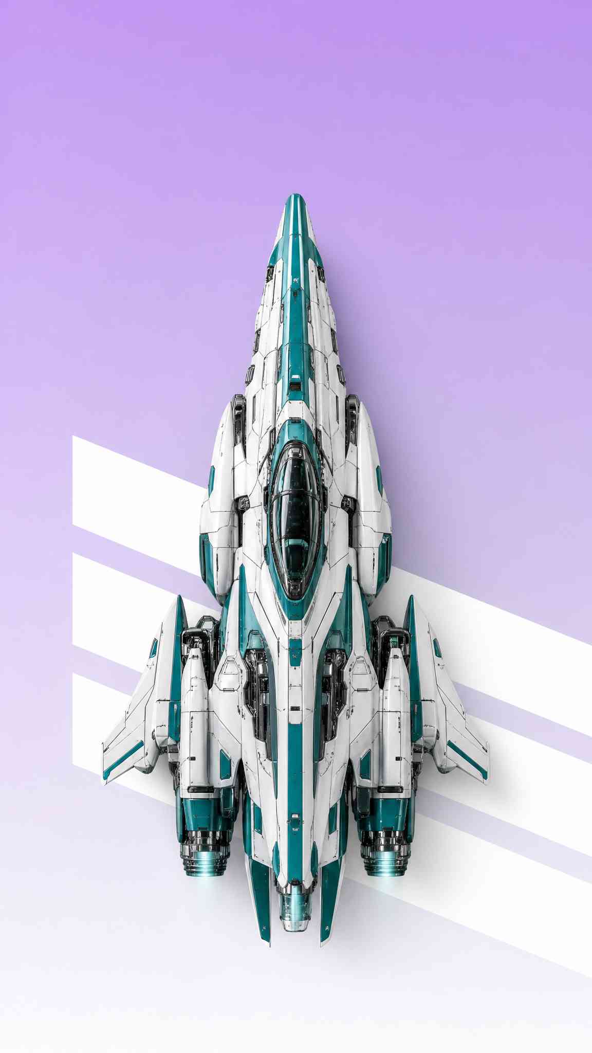 Nave Espacial Futurista Sci-Fi - Fondos de Pantalla 4K