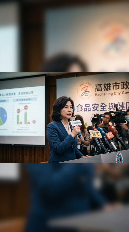Kaohsiung City Government News Briefing - 4K Phone Wallpaper