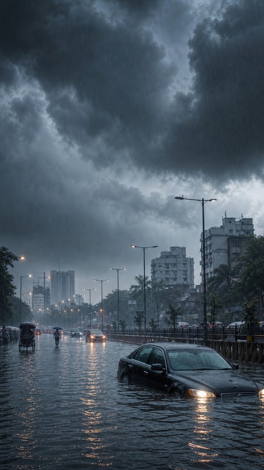 Kolkata Monsoon Flood - আগ ম ক ল র আবহ ওয 4K Wallpaper