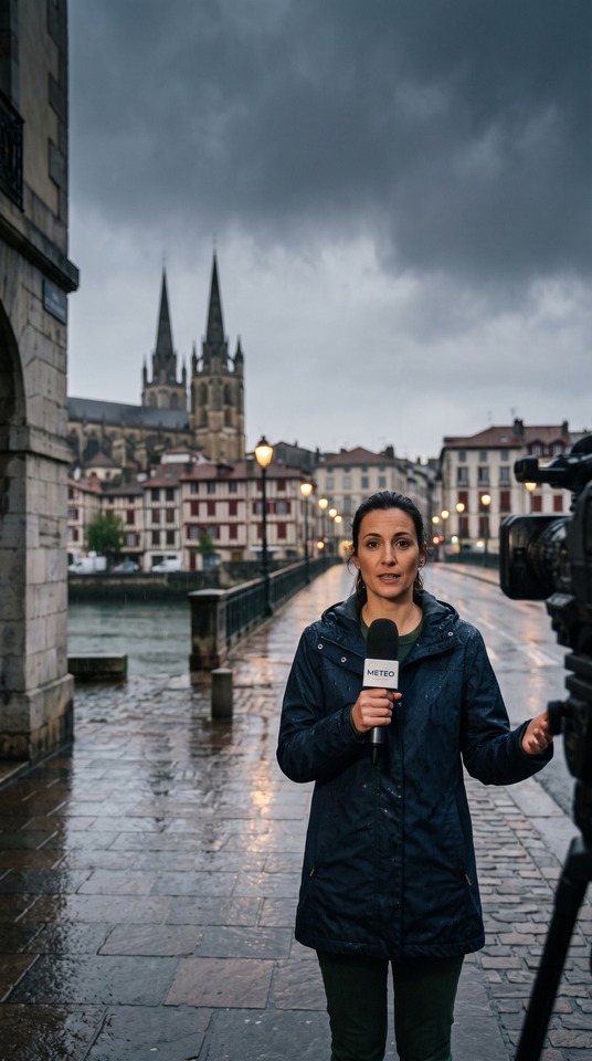 temps Weather Reporter in Bayonne - 4K Wallpaper