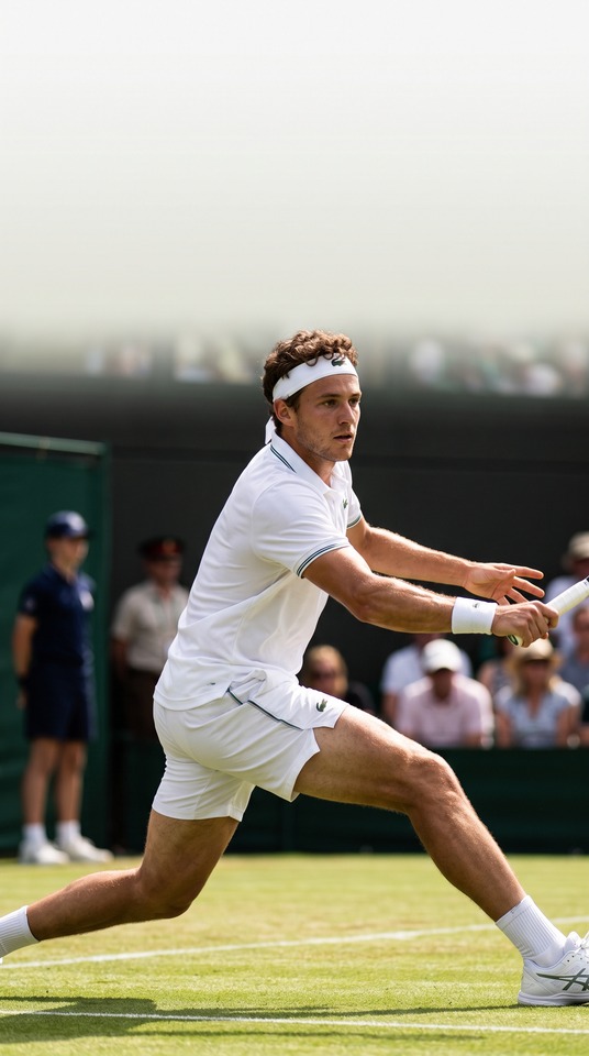 Raphael Collignon Action - 4K Tennis Wallpaper