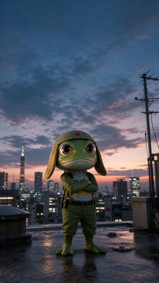 Keroro 軍曹 (Sgt. Frog) 寫實風格 4K 桌布