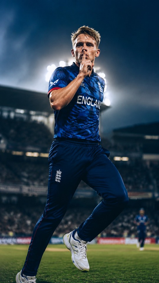 Sam Curran England Cricket 4K Phone Wallpaper