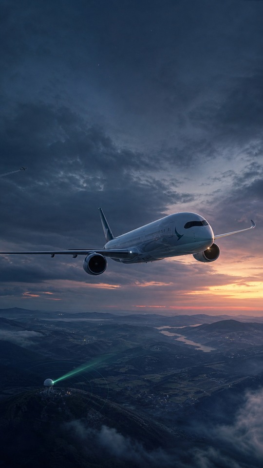 Cathay Pacific A350 Cinematográfico - Fondos de Pantalla 4K