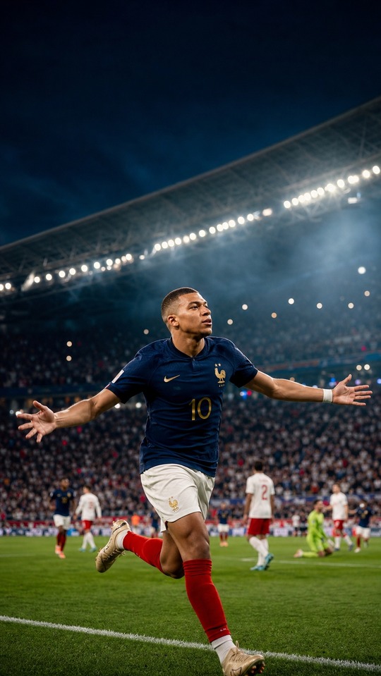 Mbappe - Goleadores del mundial 2026 4K Lock Screen