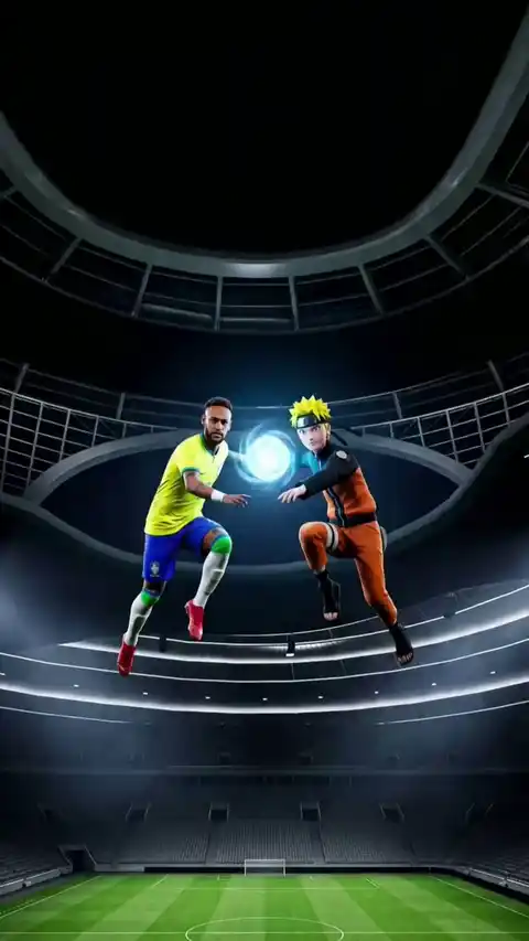 Neymar vs Naruto: Epic Crossover Live Wallpaper