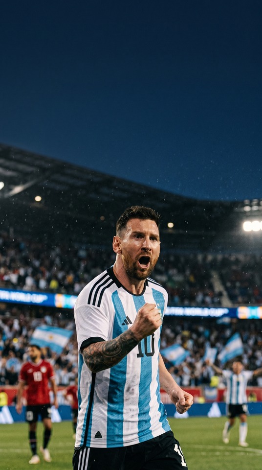 Messi WM Tore Argentinien - 4K Wallpaper