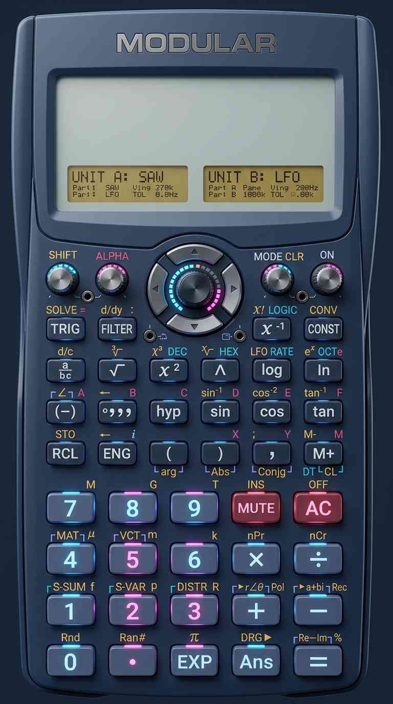 Calculatrice Synthétiseur - Fond d'écran 4K