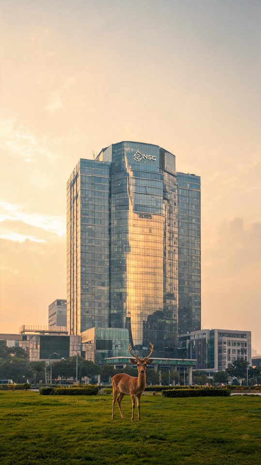 Edificio NSE y Ciervo - Fondos para Celular 4K