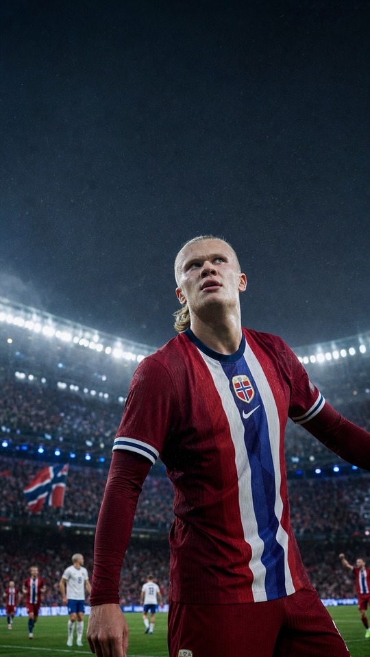 Erling Haaland Norwegen Nationalmannschaft - 4K Wallpaper