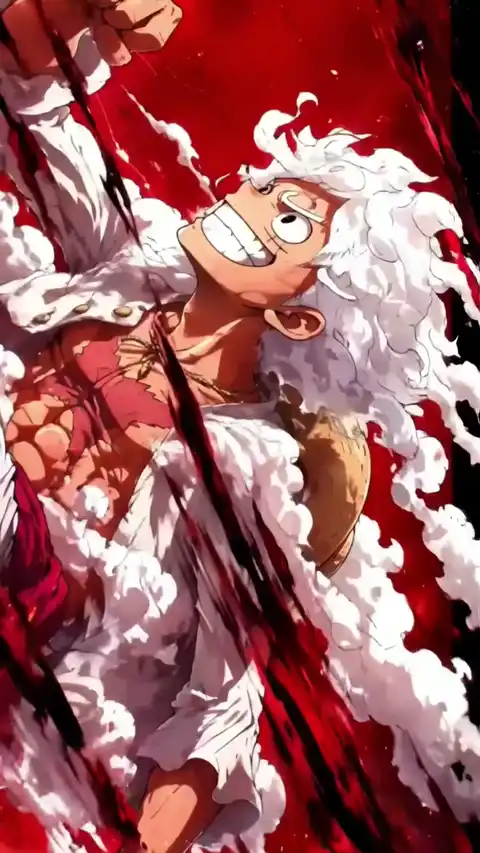 Luffy Gear 5 Sonnengott Nika - Bewegliches Wallpaper