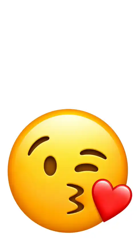 Kissing Emoji Heart - Live Wallpaper