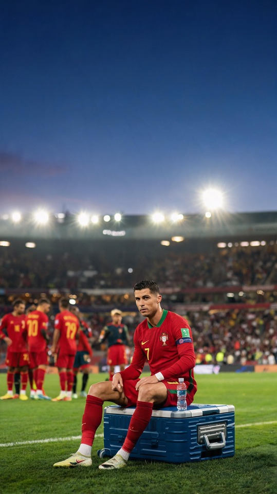 португалия испания Ronaldo Match Moment - 4K Wallpaper