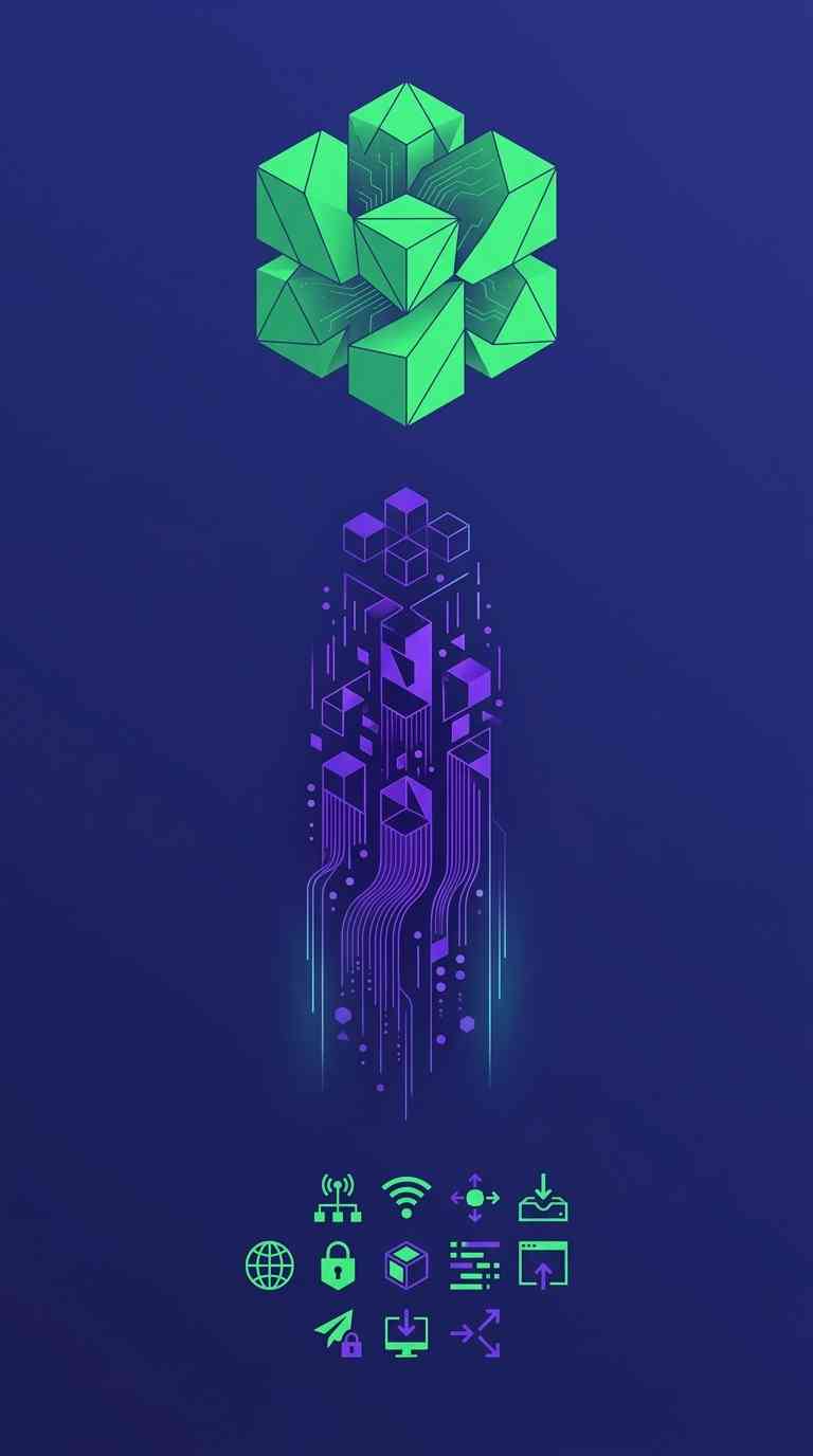 Abstract Tech Geometric Digital - 4K Backgrounds