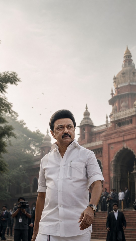 Chief Minister Vijay Legal Challenge - 4K Phone Background
