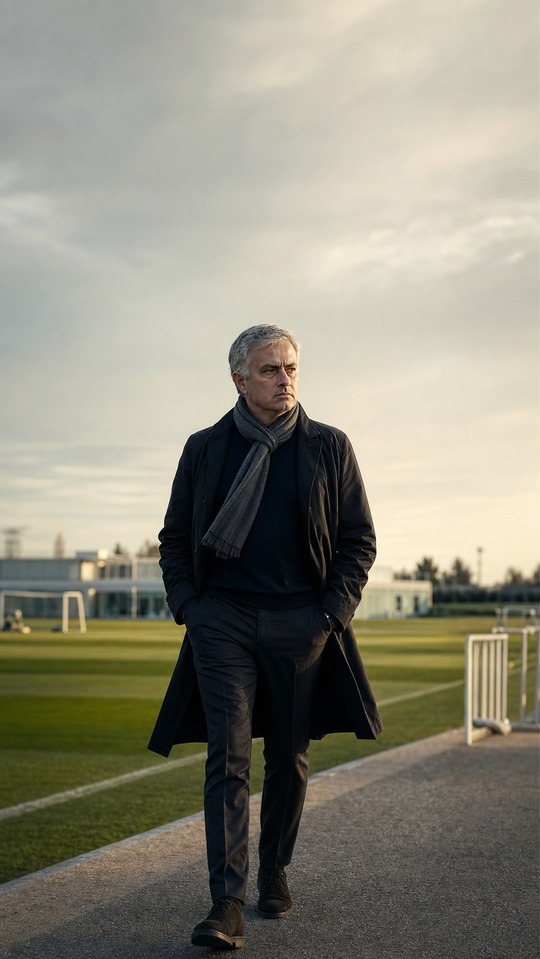 José Mourinho Cinematic 4K Phone Wallpaper