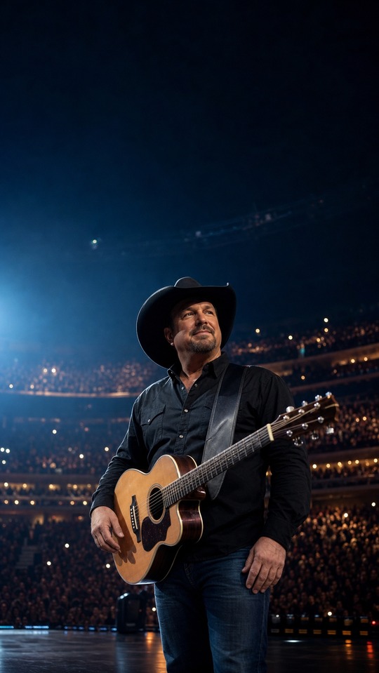 Garth Brooks Live on Stage - 4K Mobile Background