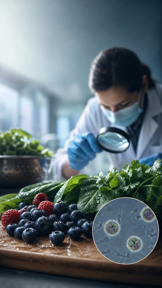 Cyclospora und Hygiene - 4K Handy Wallpaper