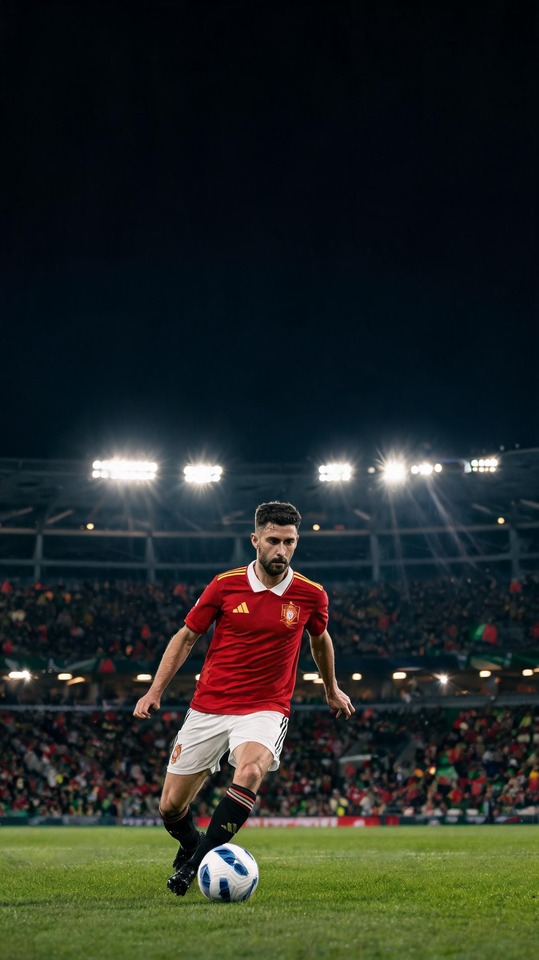 Mikel Merino Spain Action - 4K Wallpaper