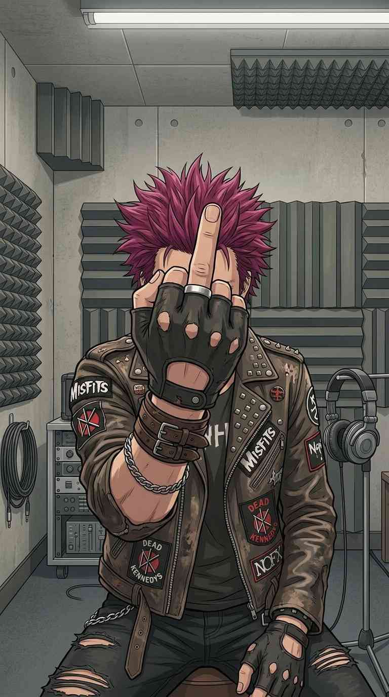 Garçon Anime Punk Rock - Arrière-plans 4K
