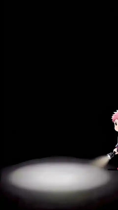 Yuji Itadori Chibi Flashlight - 4K Moving Background