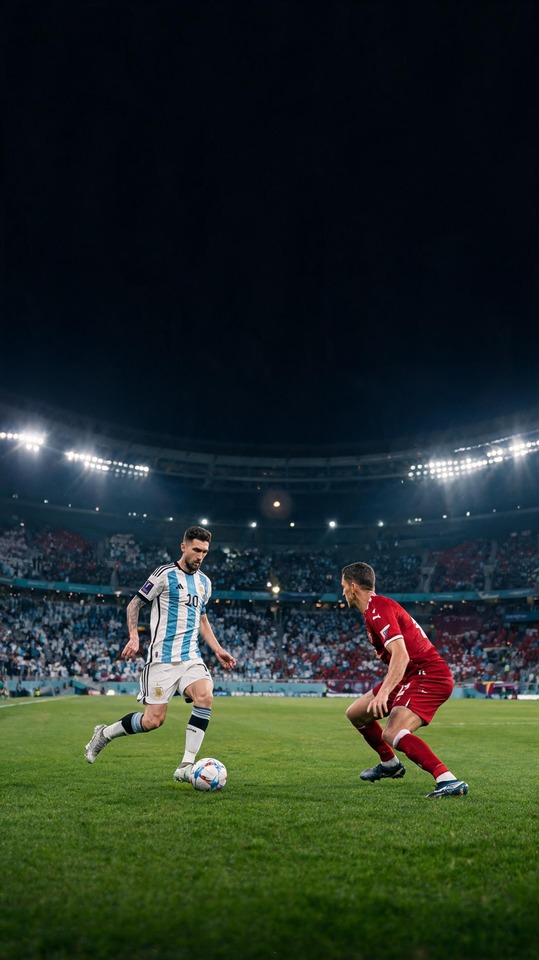 Argentinien vs Schweiz - 4K Hintergrundbild