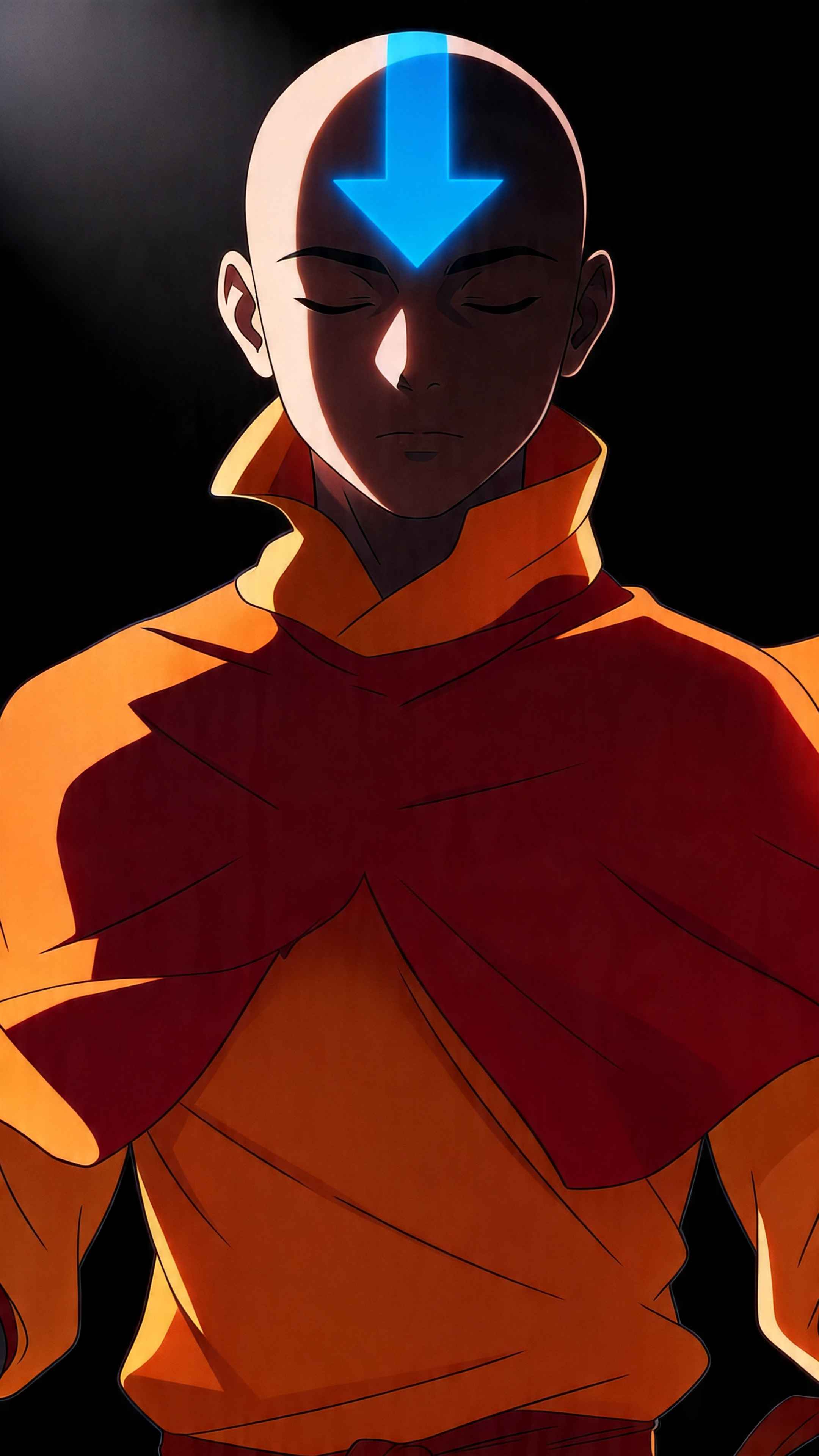 Aang Avatar Zustand Dunkel - 4K Wallpaper