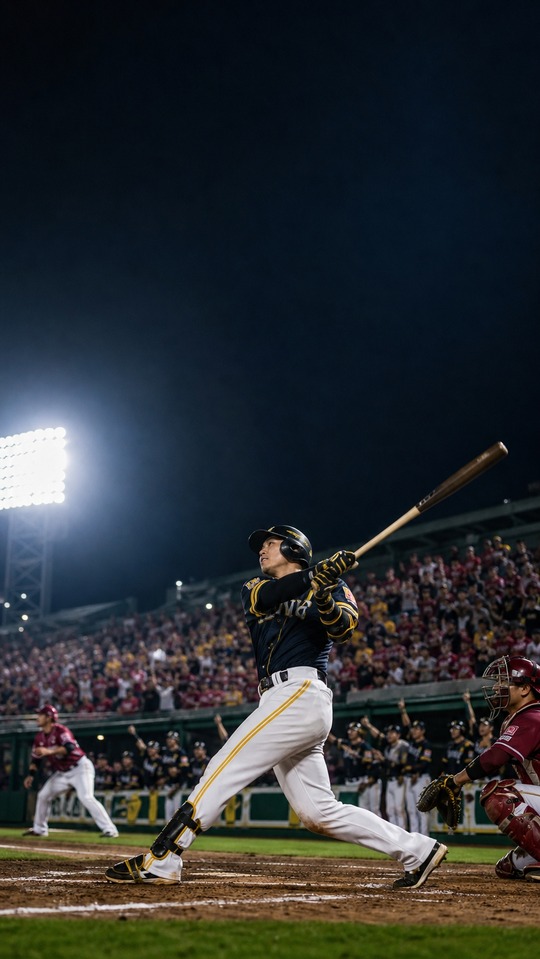 Professional Baseball (NPB) Cinematic Action - 4K Wallpaper