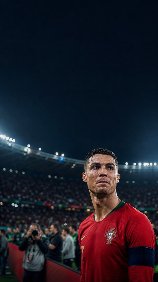 Cristiano Ronaldo - Presse au Portugal Emotional 4K Wallpaper