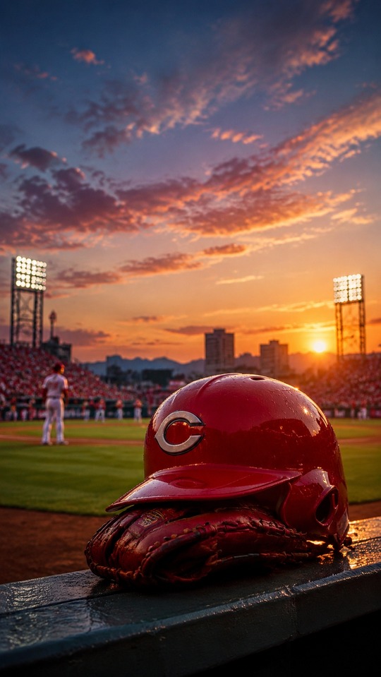 Hiroshima Carp Stadium Sunset - 4K Wallpapers