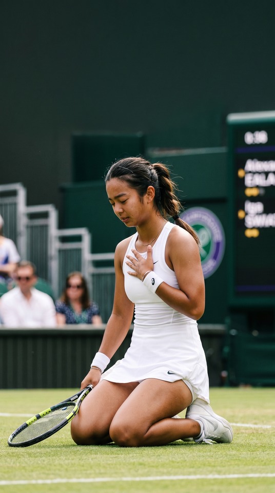 Alex Eala Wimbledon - Fond d'Écran Tennis 4K