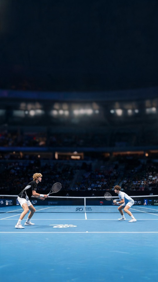 Tennis Finals - ATP Stadium Action Wallpaper