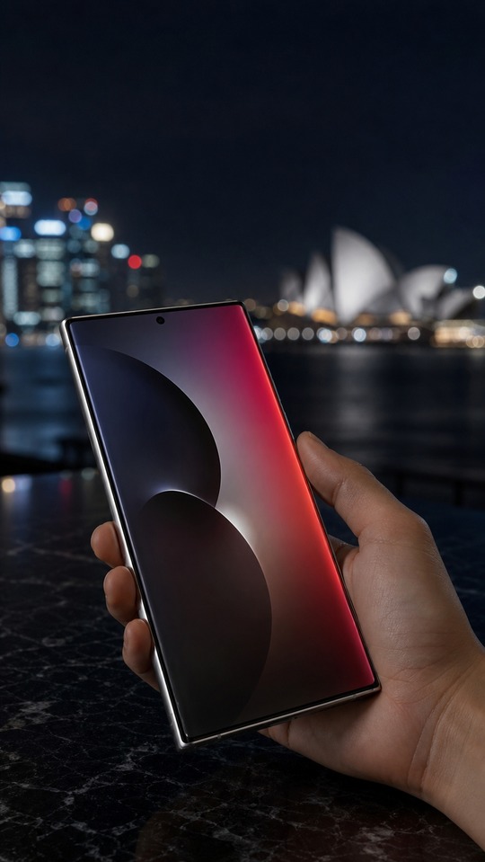 Samsung Galaxy Rotstich - 4K Hintergrundbild