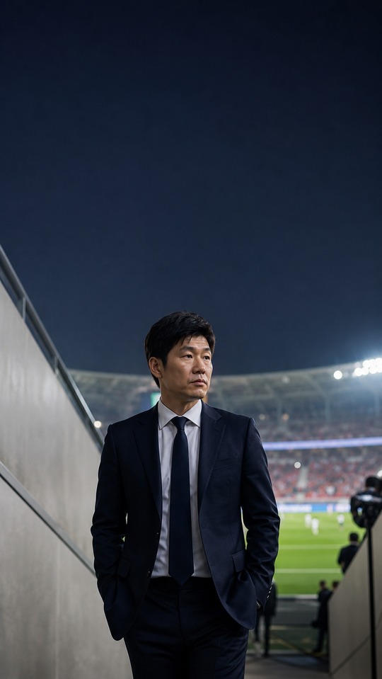 Park Ji-sung im Stadion - 4K Hintergrundbild
