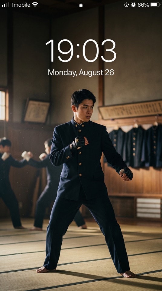 Gakuran Codes Martial Arts Style - 4K Wallpaper