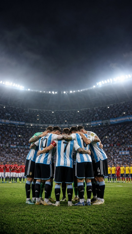 Partido de Argentina National Team - 4K Phone Background