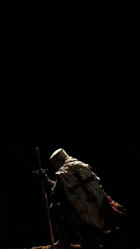 Dark Knight Templar: Epic 4K Live Wallpaper
