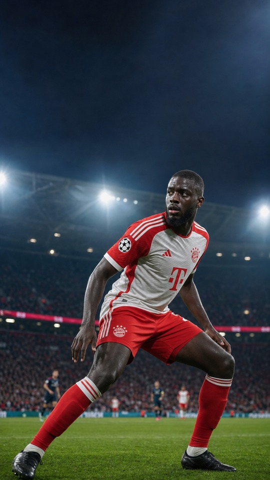 Upamecano 4K Wallpaper - Bayern Munich Cinematic Edition