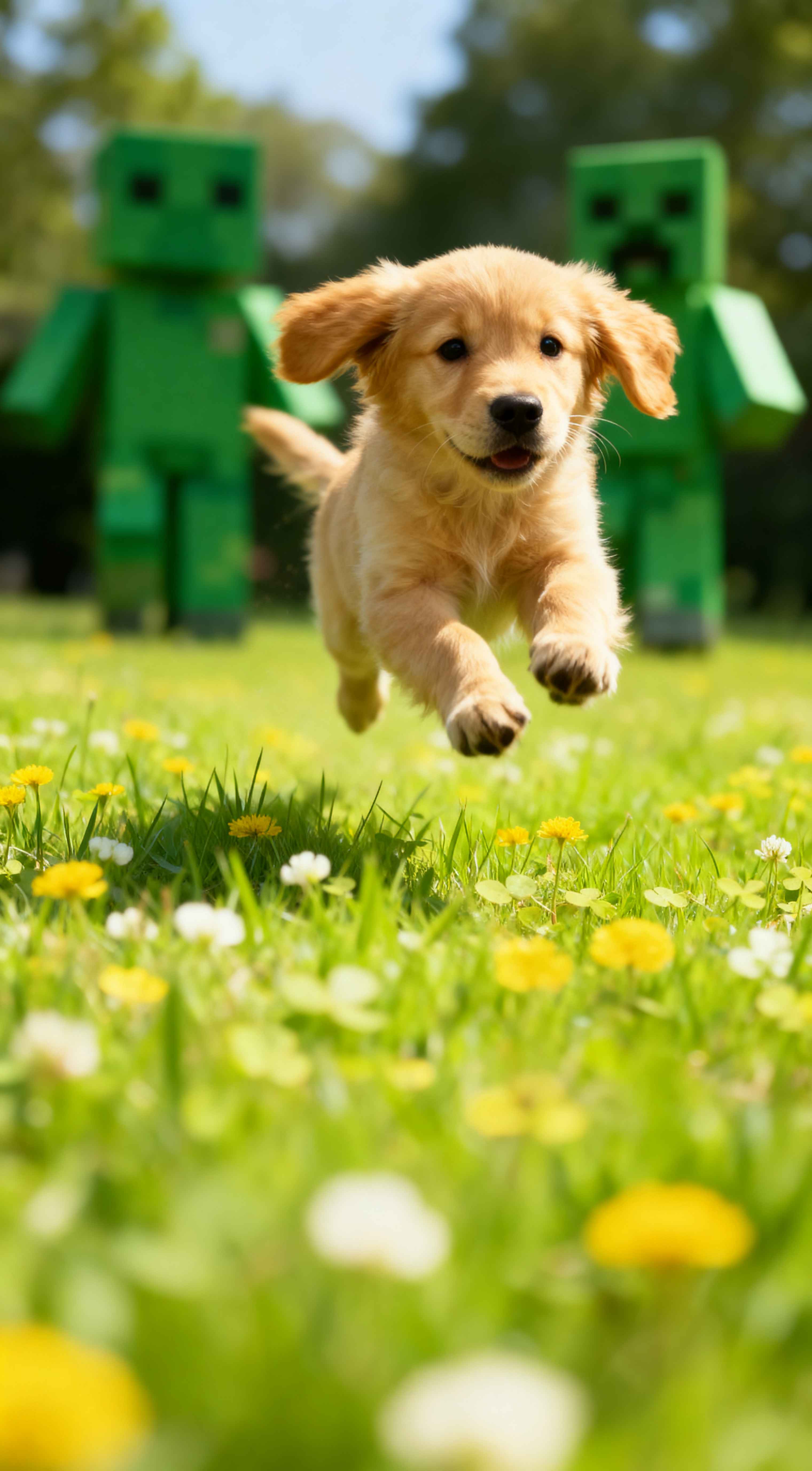 Cachorro Golden Retriever - Fondos para Celular 4K