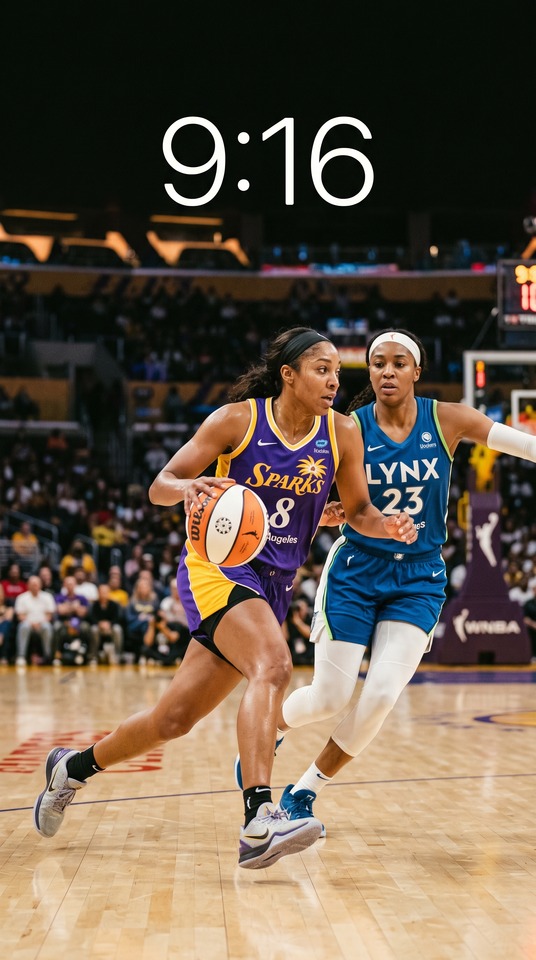 Sparks vs Lynx Basketball Game - 4K Wallpaper