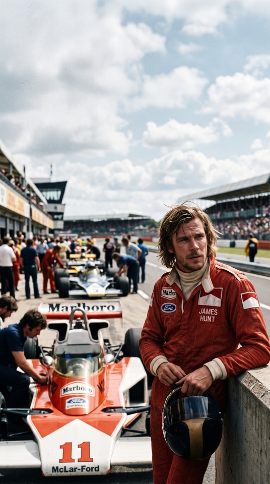 James Hunt Formula 1 Racing - 4K Wallpaper