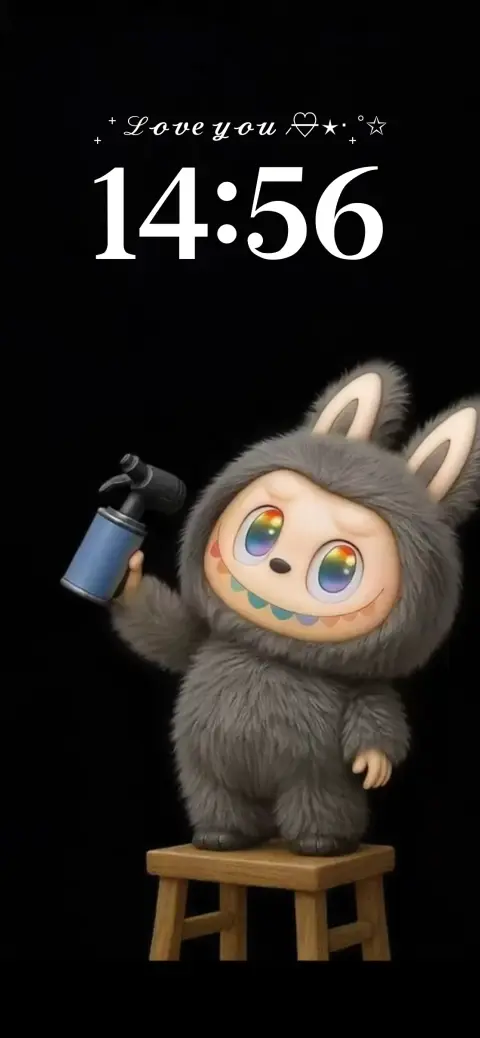 Labubu Art Toy Character - 4K Mobile Background