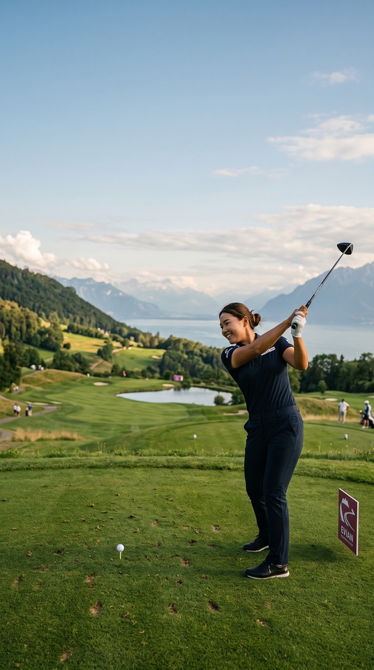 Golf Star Yu Hae-ran Evian Championship - 4K Wallpaper