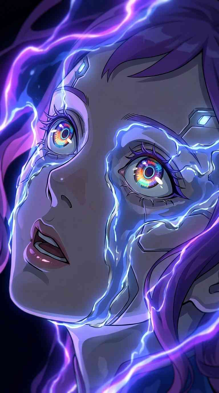 Lucy Edgerunners Anime - 4K Phone Background