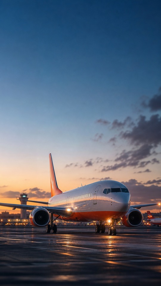 Jeju Air Airplane - 4K Mobile Wallpaper