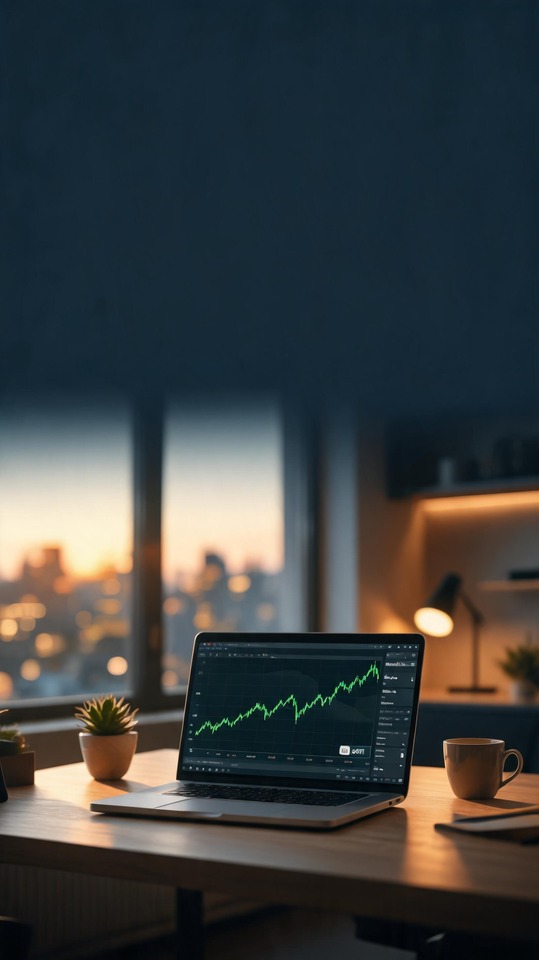 Action SoFi Hausse - Fond d'Écran 4K Investissement